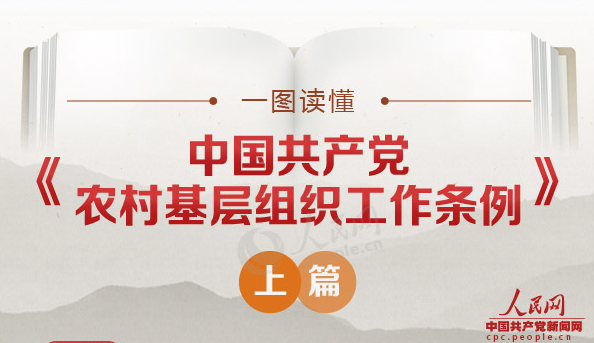 一图读懂《中国共产党农村基层组织工作条例》上篇