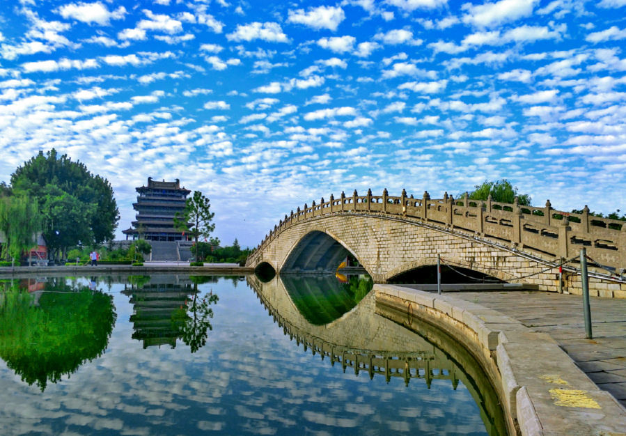 永济：难得一见的“鱼鳞云”